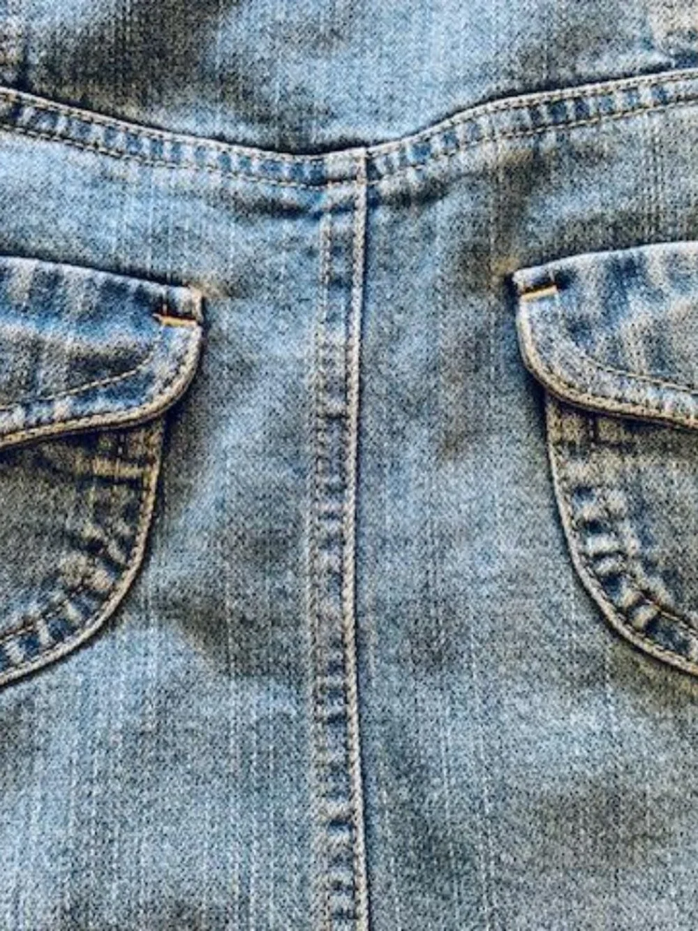 Vintage Baby GAP Denim Overalls Dress 3T NWT Pleated